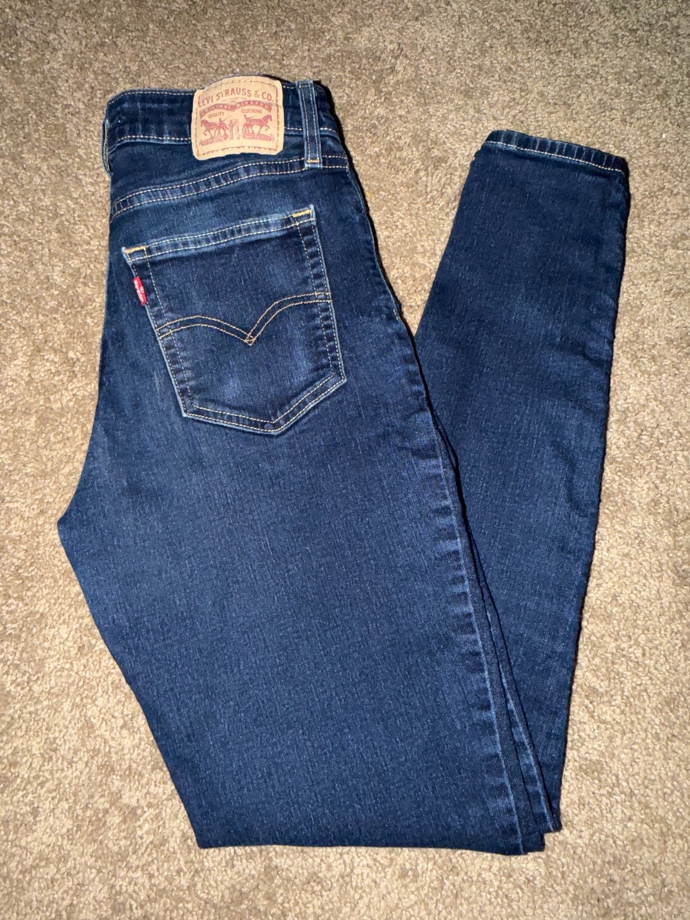 Levi's Women's Deep Indigo Skinny Jeans